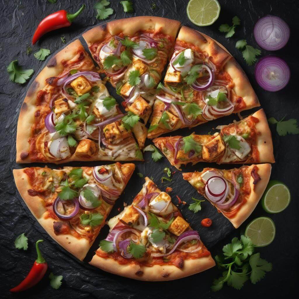 Paneer Tikka Pizza